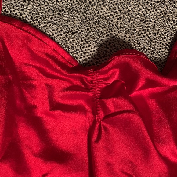 Red sleeping Romper - Picture 7 of 12